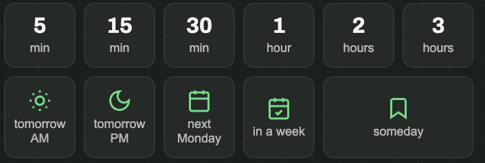 Quick Snooze screenshot